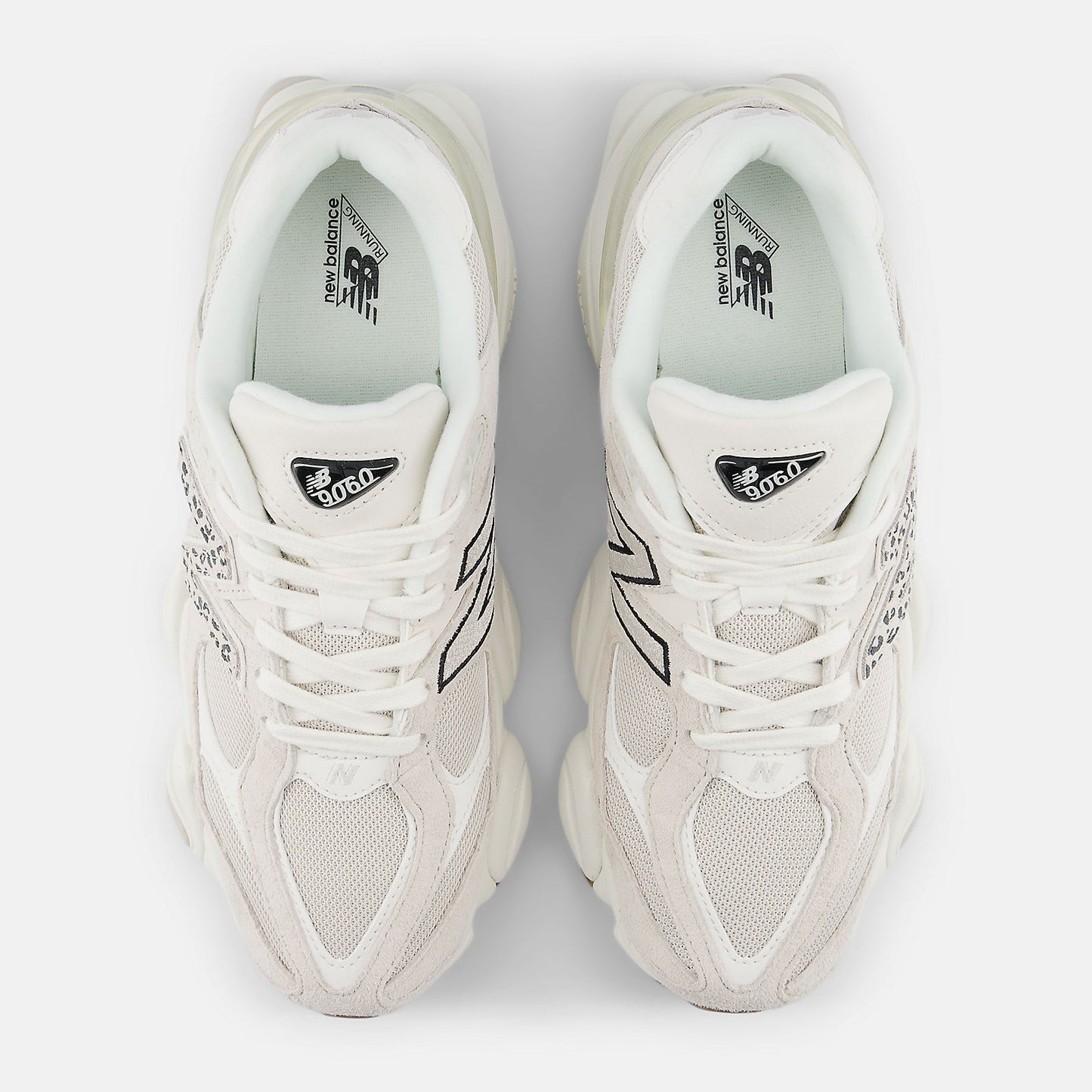 New Balance 9060 cream/leopard